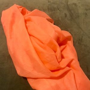 Coral lightweight scarf